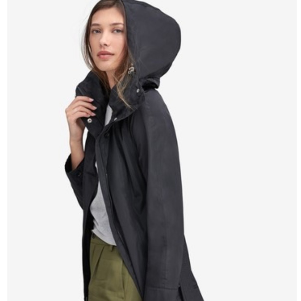 Andrew Marc Navarre belted trench coat - Picture 4 of 8